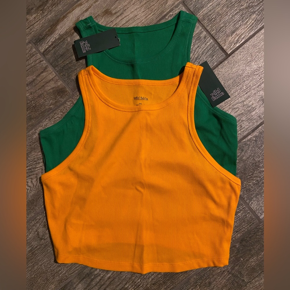 NWT Wild Fable Ribbed Crop Tops size XXL